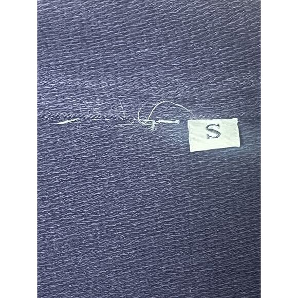 Vintage Long Cotton Duster Coat Cardigan Women’s Medium Large Blue Relaxed - Picture 10 of 11